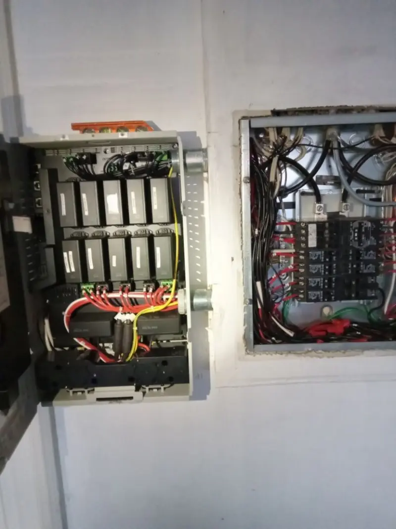 Electrical panel upgrade completed for Indoor Lighting Installation in Red Bay